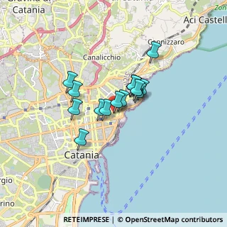 Mappa Via Asiago, 95127 Catania CT, Italia (1.23067)