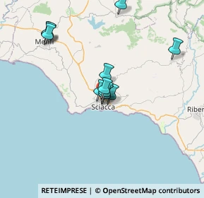 Mappa Via delle Conifere, 92019 Sciacca AG, Italia (6.3925)