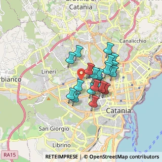 Mappa Via Torresino, 95123 Catania CT, Italia (1.368)