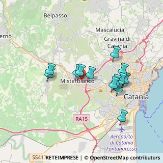 Mappa Via Primo Maggio, 95045 Misterbianco CT, Italia (3.69077)