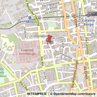Mappa Via Valverde, 7, 95125 Catania, Catania (Sicilia)