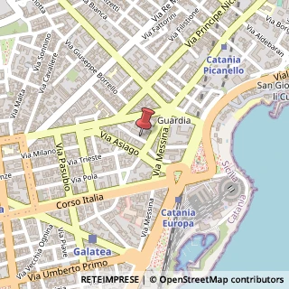 Mappa Via Livorno, 12, 95127 Catania, Catania (Sicilia)