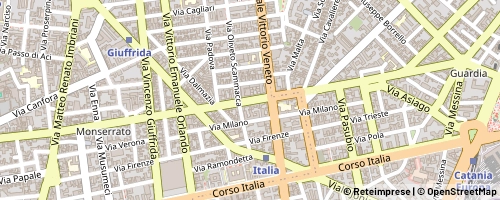Mappa Catania