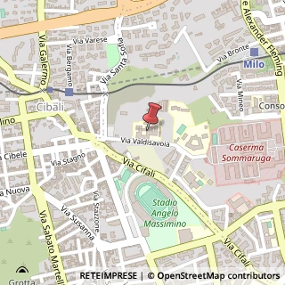 Mappa Via Valdisavoia, 5, 95123 Catania, Catania (Sicilia)