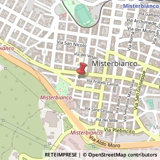 Mappa Via Fratelli Cairoli, 115, 95045 Misterbianco, Catania (Sicilia)