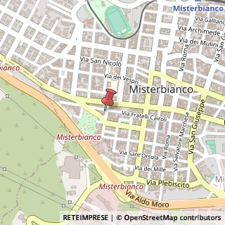 Mappa Via Cairoli, 137, 95045 Misterbianco, Catania (Sicilia)