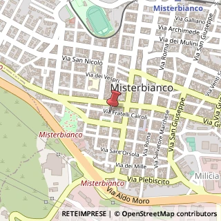 Mappa Via Cairoli, 107, 95045 Misterbianco, Catania (Sicilia)