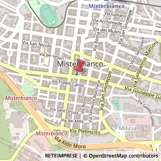 Mappa Via Giuseppe Garibaldi, 462, 95045 Misterbianco, Catania (Sicilia)