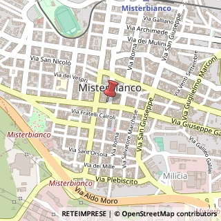 Mappa Via Municipio, 135, 95045 Misterbianco, Catania (Sicilia)