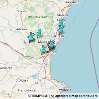 Mappa Via Aurelio Nicolodi, 95125 Catania CT, Italia (9.51727)