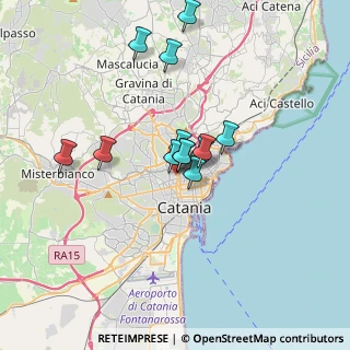Mappa Via Aurelio Nicolodi, 95125 Catania CT, Italia (2.95846)