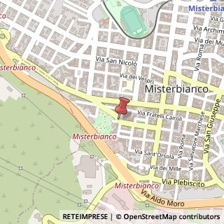 Mappa Via Giordano Bruno,  150, 95045 Misterbianco, Catania (Sicilia)