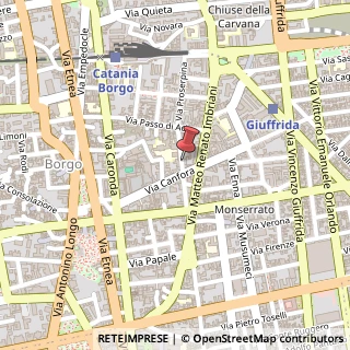 Mappa Via San Pietro, 54, 95128 Catania, Catania (Sicilia)