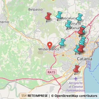 Mappa Via Giuseppe Garibaldi, 95045 Misterbianco CT, Italia (5.81429)