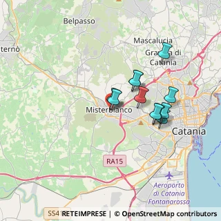 Mappa Via Giuseppe Garibaldi, 95045 Misterbianco CT, Italia (3.23455)