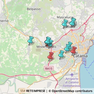 Mappa Via Giuseppe Garibaldi, 95045 Misterbianco CT, Italia (3.60583)