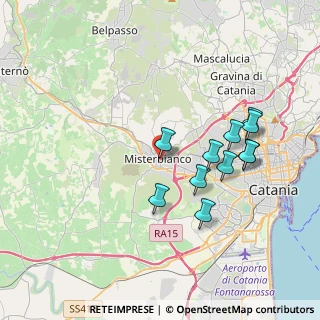 Mappa Via Giuseppe Garibaldi, 95045 Misterbianco CT, Italia (3.95455)