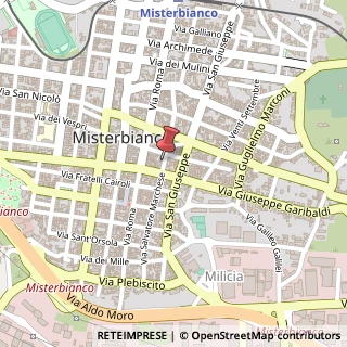 Mappa Via Marchese, 117, 95045 Misterbianco, Catania (Sicilia)