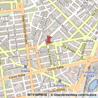 Mappa Via Giacomo Leopardi, 28, 95127 Catania, Catania (Sicilia)