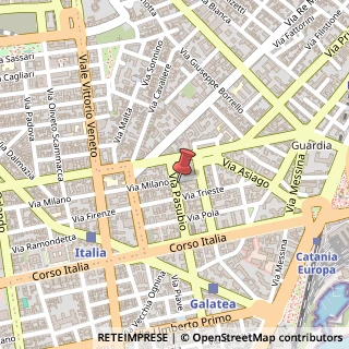 Mappa Via Pasubio, 30, 95127 Catania, Catania (Sicilia)
