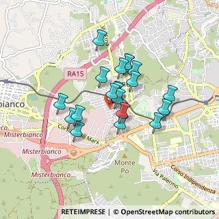Mappa Via Napoli, 95045 Misterbianco CT, Italia (0.733)