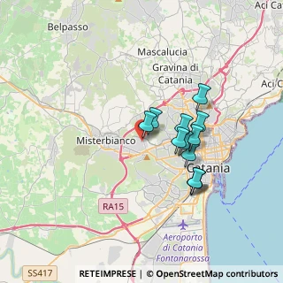 Mappa Via Napoli, 95045 Misterbianco CT, Italia (3.215)