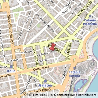 Mappa Via Trieste, 60, 95127 Catania, Catania (Sicilia)