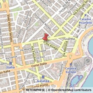 Mappa Piazza Lodovico Ariosto, 18, 95127 Catania, Catania (Sicilia)