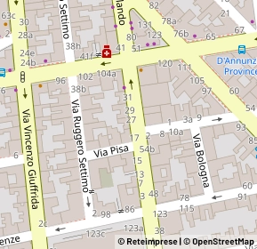 Mappa Via Firenze, 95125 Catania CT, Italia (0.05652)