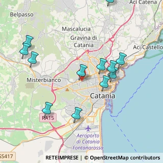Mappa Via Giuseppe Ballo, 95123 Catania CT, Italia (4.89333)