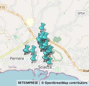 Mappa Via Alcide De Gasperi, 92019 Sciacca AG, Italia (0.647)