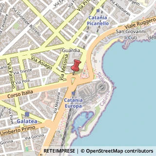 Mappa Piazza Europa, 13, 95123 Catania, Catania (Sicilia)