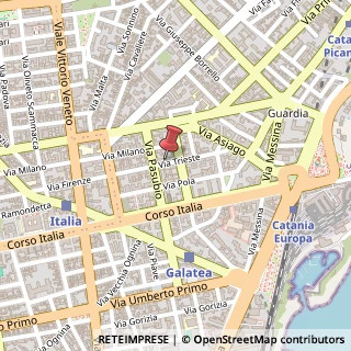 Mappa Via Trieste,  28, 95127 Catania, Catania (Sicilia)