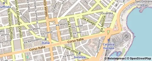 Mappa Catania
