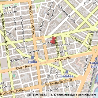 Mappa Via Trieste, 15/a, 95127 Catania, Catania (Sicilia)