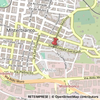 Mappa Via Giuseppe Garibaldi, 219, 95045 Misterbianco CT, Italia, 95045 Misterbianco, Catania (Sicilia)