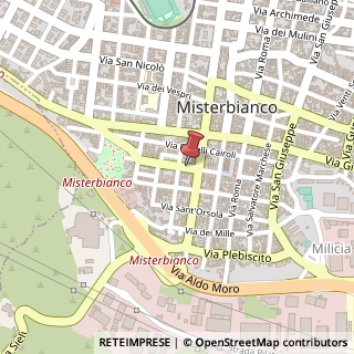 Mappa Via Giordano Bruno, 115, 95045 Misterbianco, Catania (Sicilia)