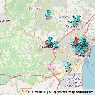 Mappa Via Palestro, 95045 Misterbianco CT, Italia (5.3635)
