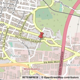 Mappa Via Giuseppe Garibaldi,  136, 95121 Misterbianco, Catania (Sicilia)