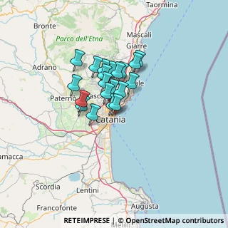 Mappa Largo Aquileia, 95127 Catania CT, Italia (9.8845)