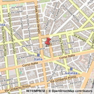 Mappa Via Firenze, 8, 95129 Catania, Catania (Sicilia)