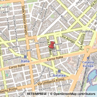 Mappa Via Pasubio,  19, 95127 Catania, Catania (Sicilia)