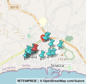 Mappa Via Brigadiere Nastasi, 92019 Sciacca AG, Italia (0.825)