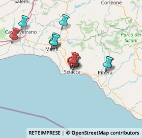 Mappa Via Brigadiere Nastasi, 92019 Sciacca AG, Italia (13.34833)