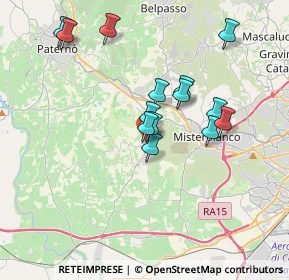 Mappa Via Teocrito, 95040 Motta Sant'Anastasia CT, Italia (3.61071)