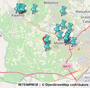Mappa Via Teocrito, 95040 Motta Sant'Anastasia CT, Italia (4.87778)