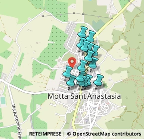 Mappa Via Teocrito, 95040 Motta Sant'Anastasia CT, Italia (0.3215)