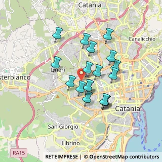 Mappa Via Bruno Monterosso, 95123 Catania CT, Italia (1.61611)