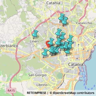 Mappa Via Bruno Monterosso, 95123 Catania CT, Italia (1.5025)