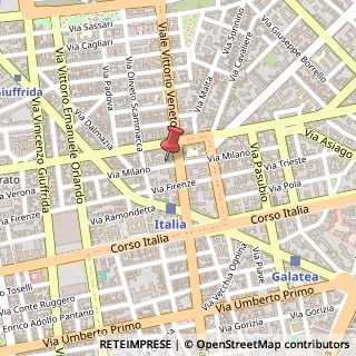 Mappa Via Milano, 33, 95127 Catania, Catania (Sicilia)